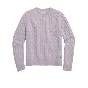 Vineyard Vines Lilac Cable Knit Sweater ~ NWOT